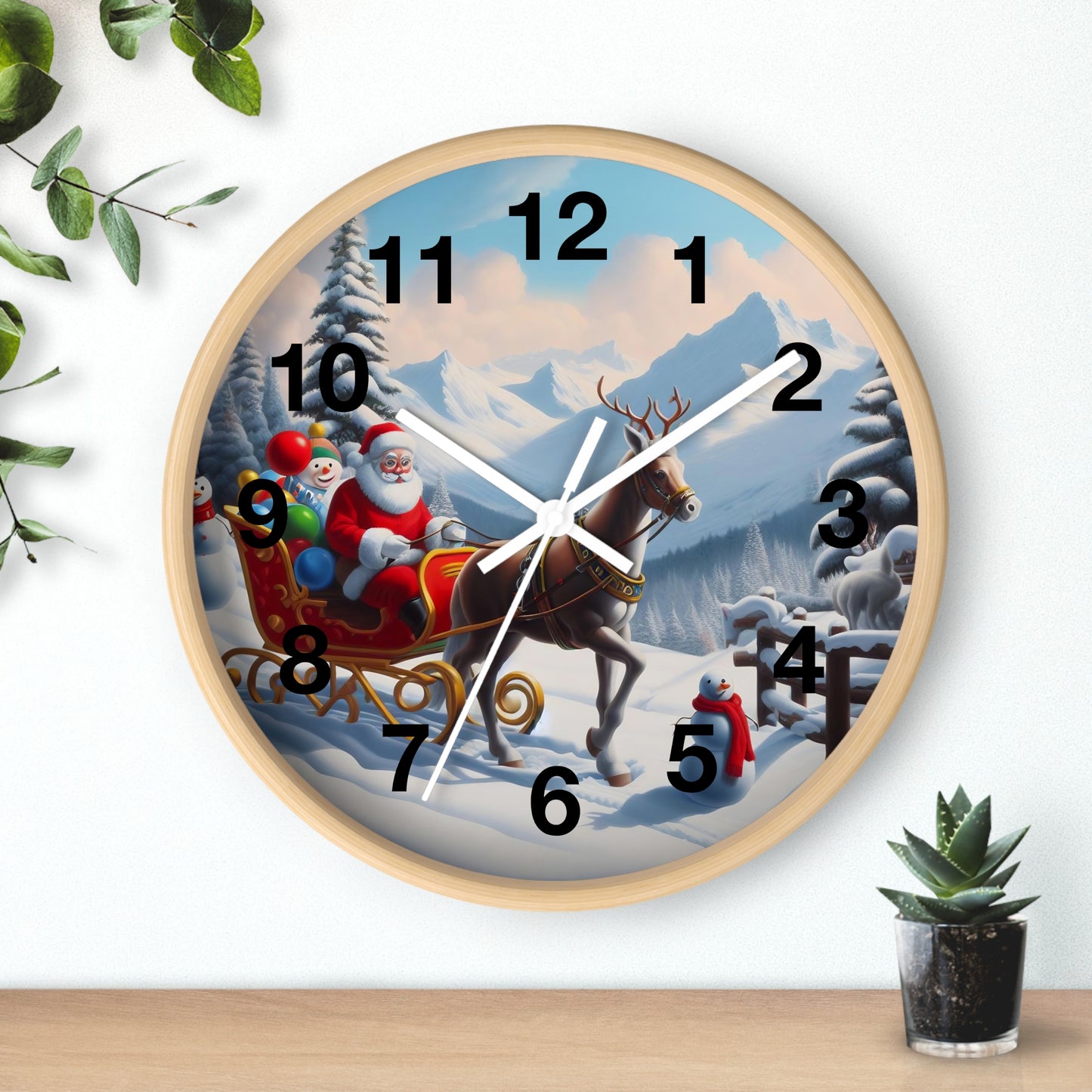 Wall Clock - Winter 125
