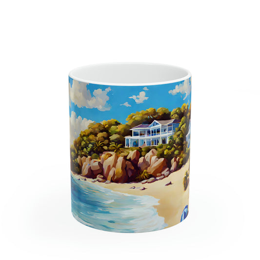 Ceramic Mug 11oz - Beach 2010