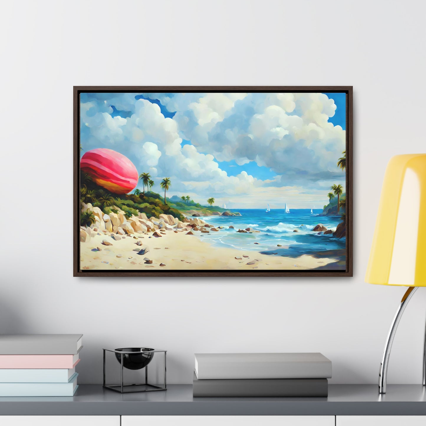 Framed Canvas Gallery Wrap - Beach 2015