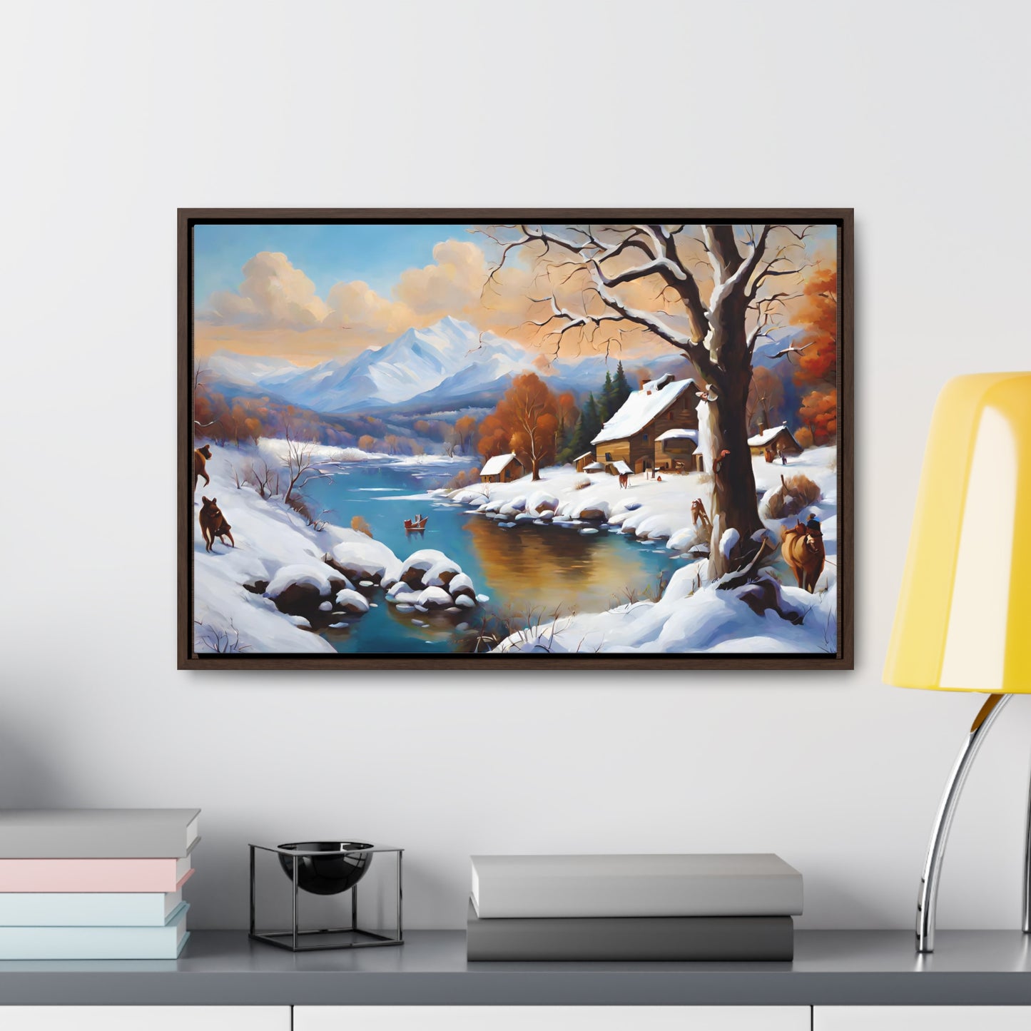 Framed Canvas Gallery Wrap - Winter 2002