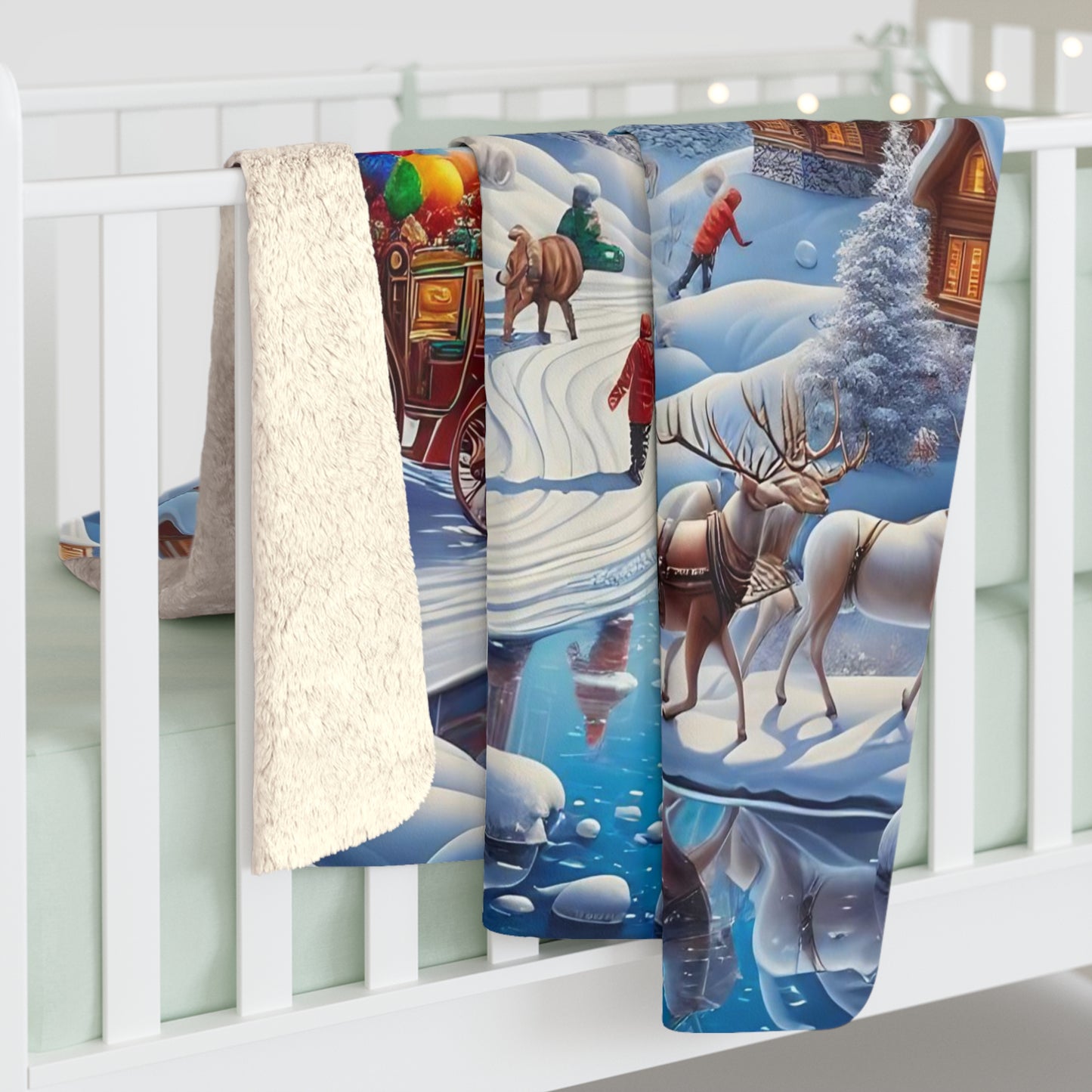 Sherpa Fleece Blanket - Winter 115