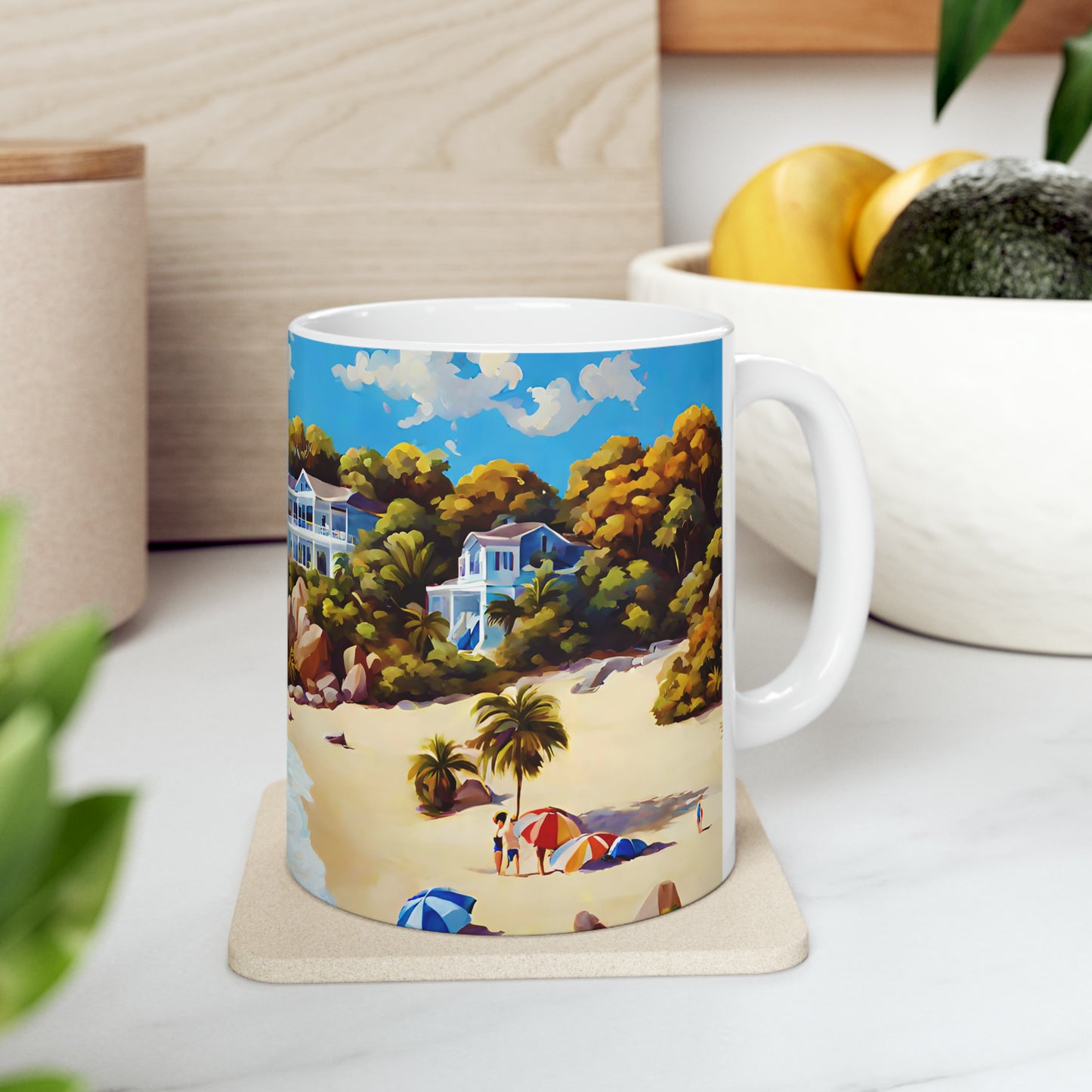 Ceramic Mug 11oz - Beach 2010