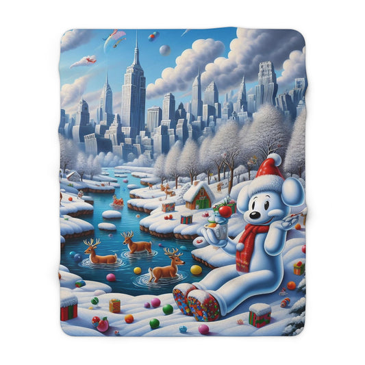Sherpa Fleece Blanket - Winter 126