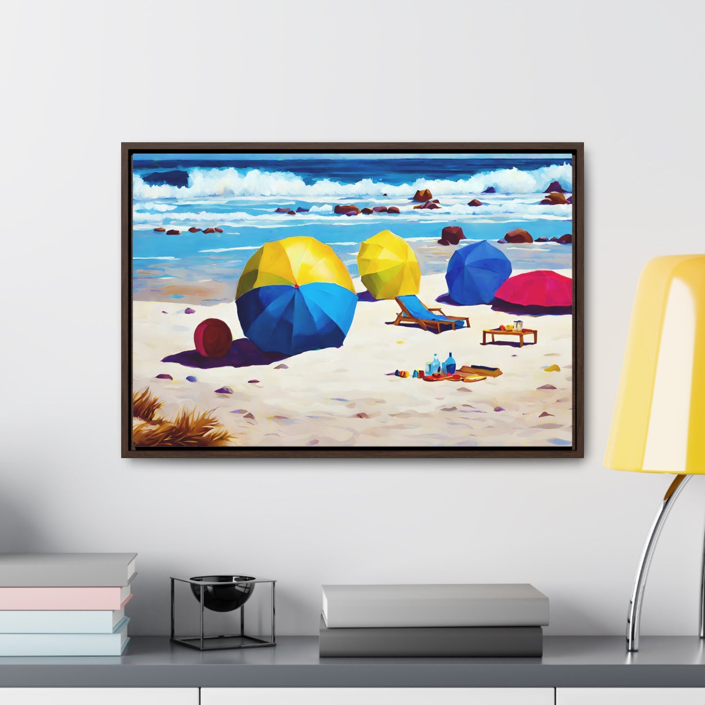 Framed Canvas Gallery Wrap - Beach 2017