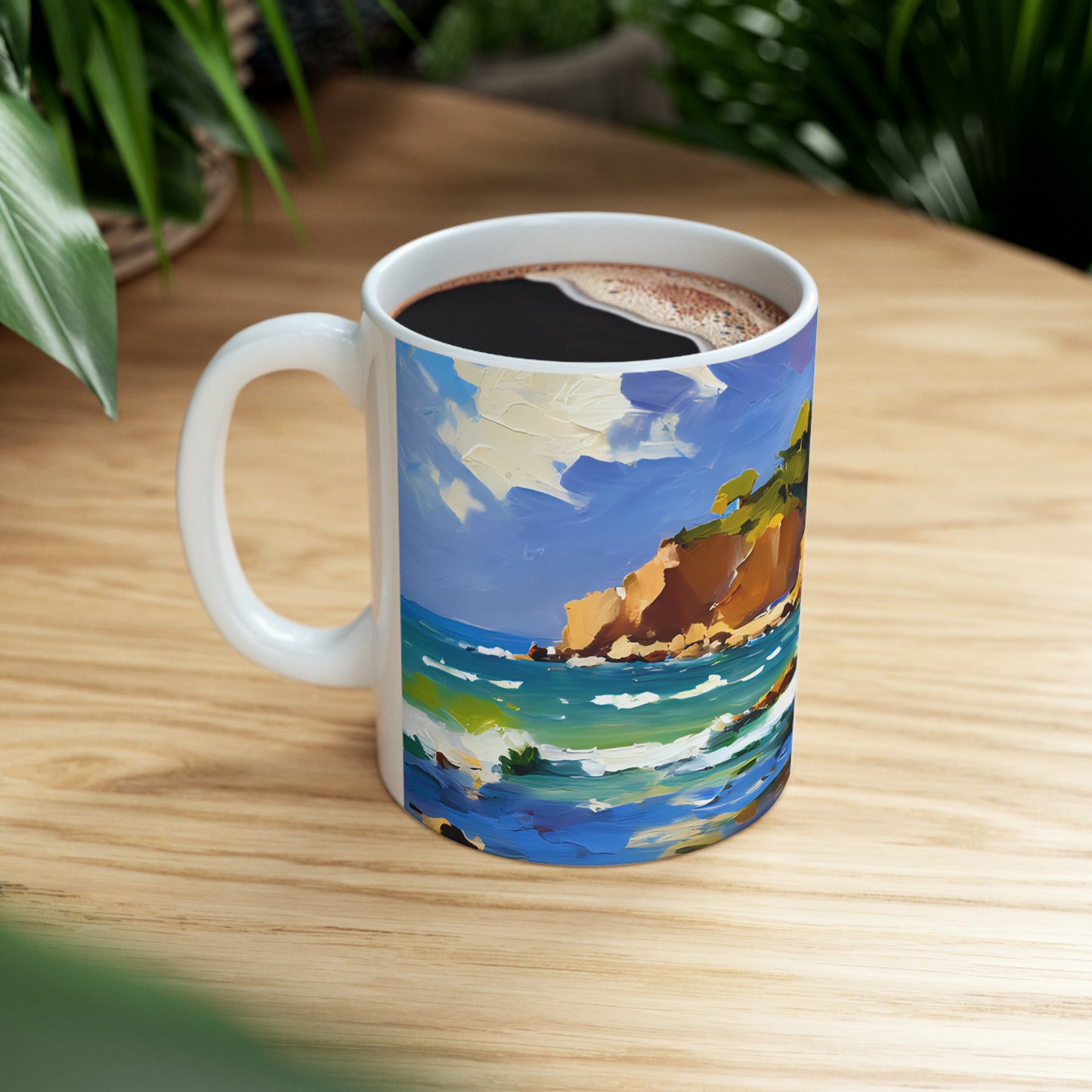 Ceramic Mug 11oz - Beach 6002