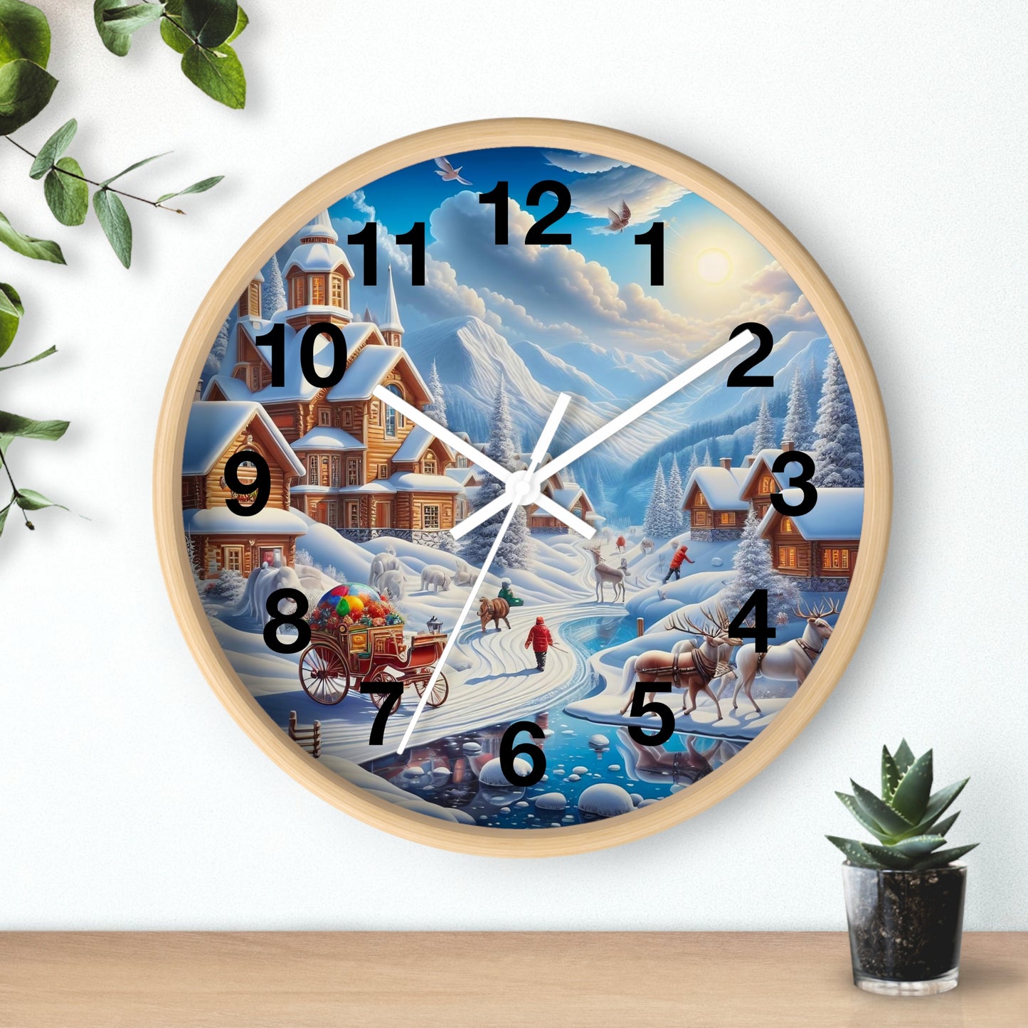 Wall Clock - Winter 115