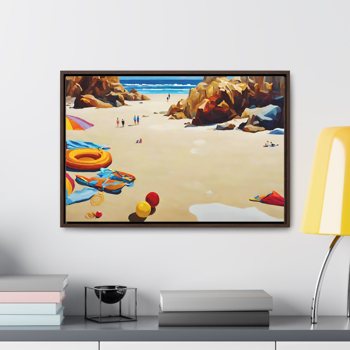 Framed Canvas Gallery Wrap - Beach 2007