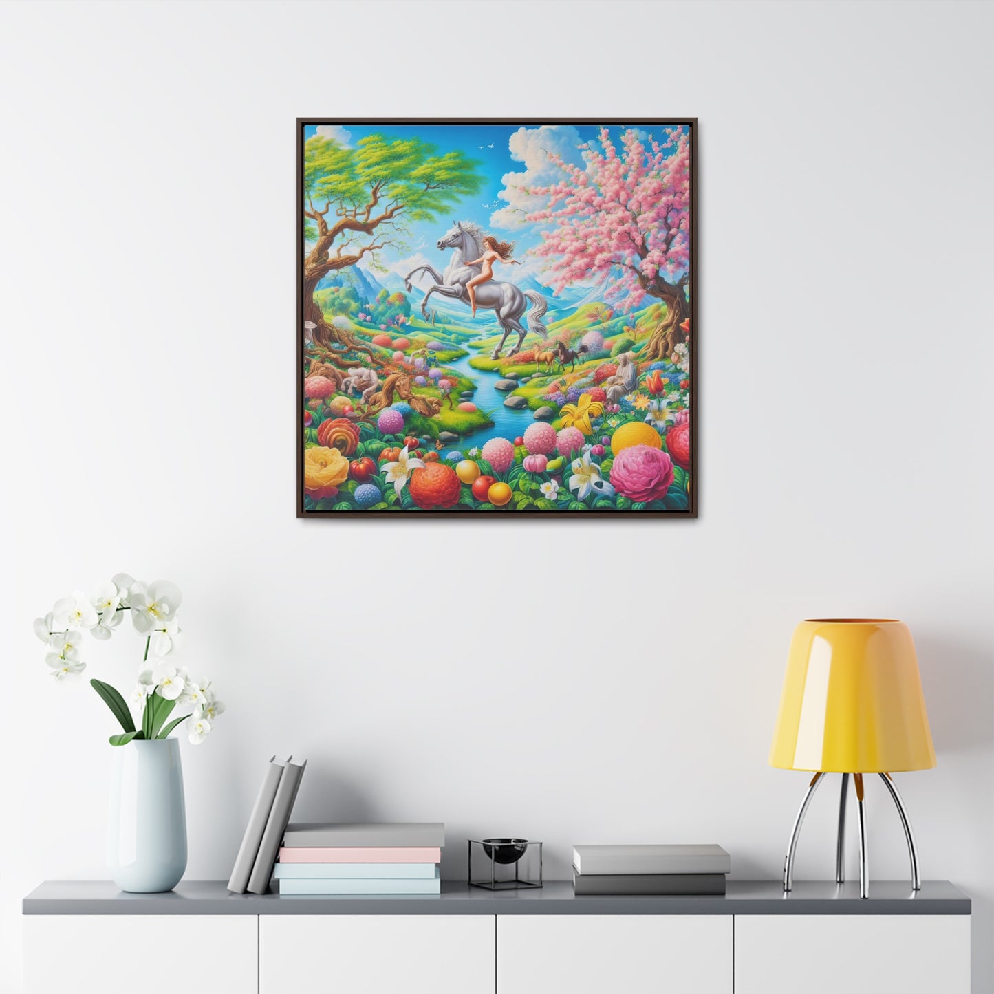 Framed Gallery Canvas Wrap - Spring 141