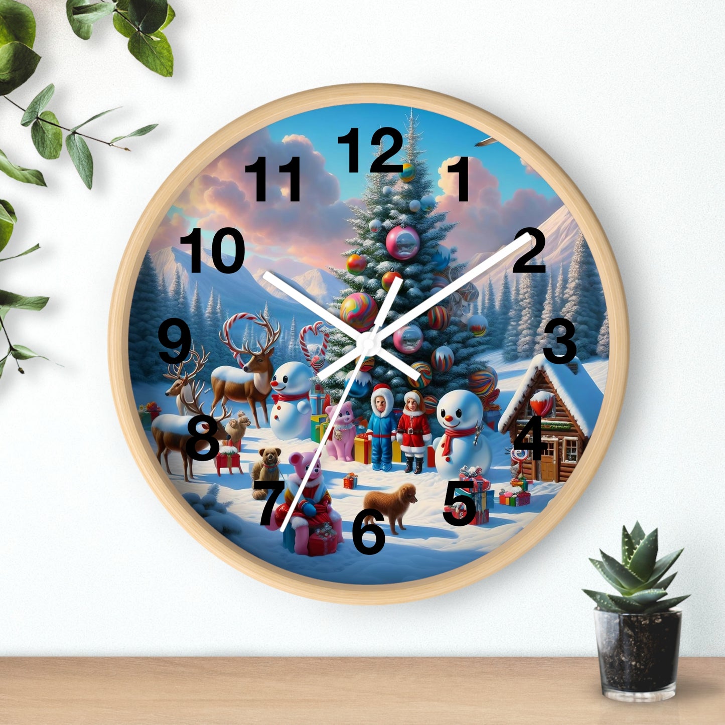 Wall Clock - Winter 122