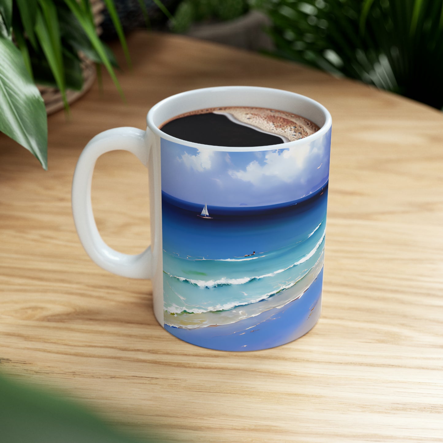 Ceramic Mug 11oz - Beach 3003