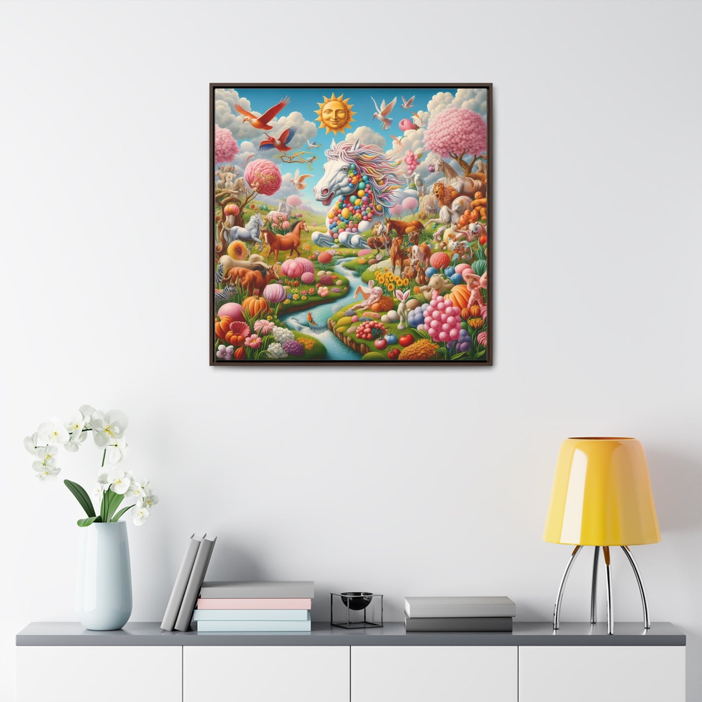 Framed Gallery Canvas Wrap - Spring 138