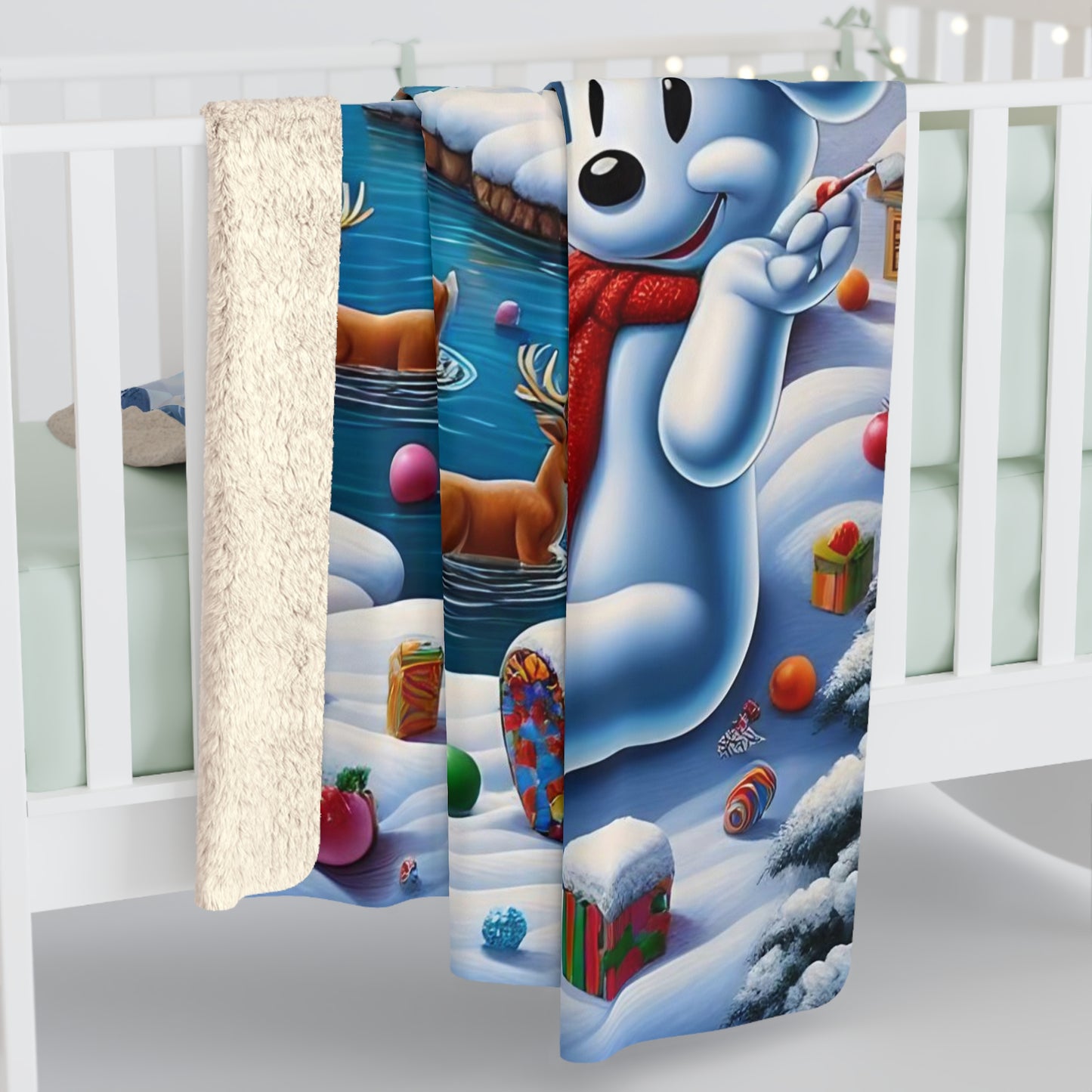 Sherpa Fleece Blanket - Winter 126