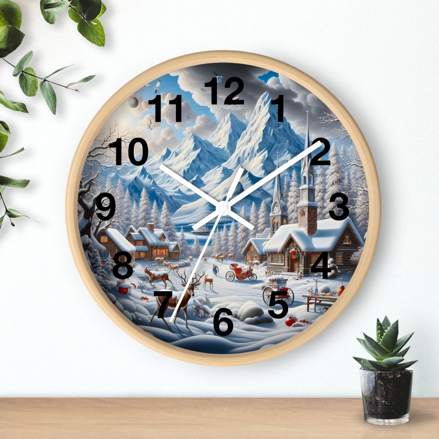 Wall Clock - Winter 129