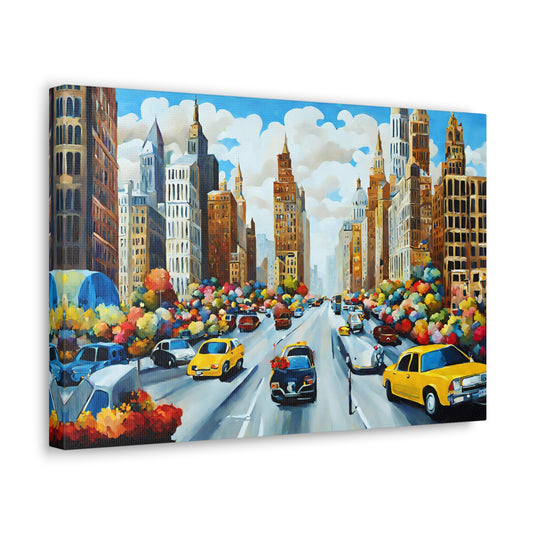 Canvas Gallery Wrap - City 2009