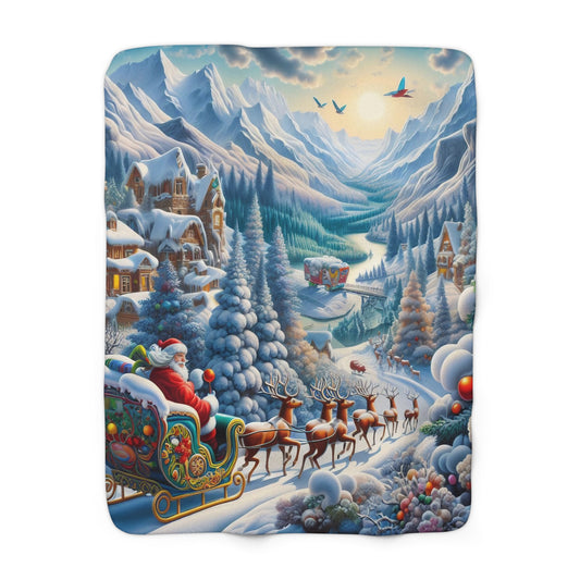 Sherpa Fleece Blanket - Winter 113
