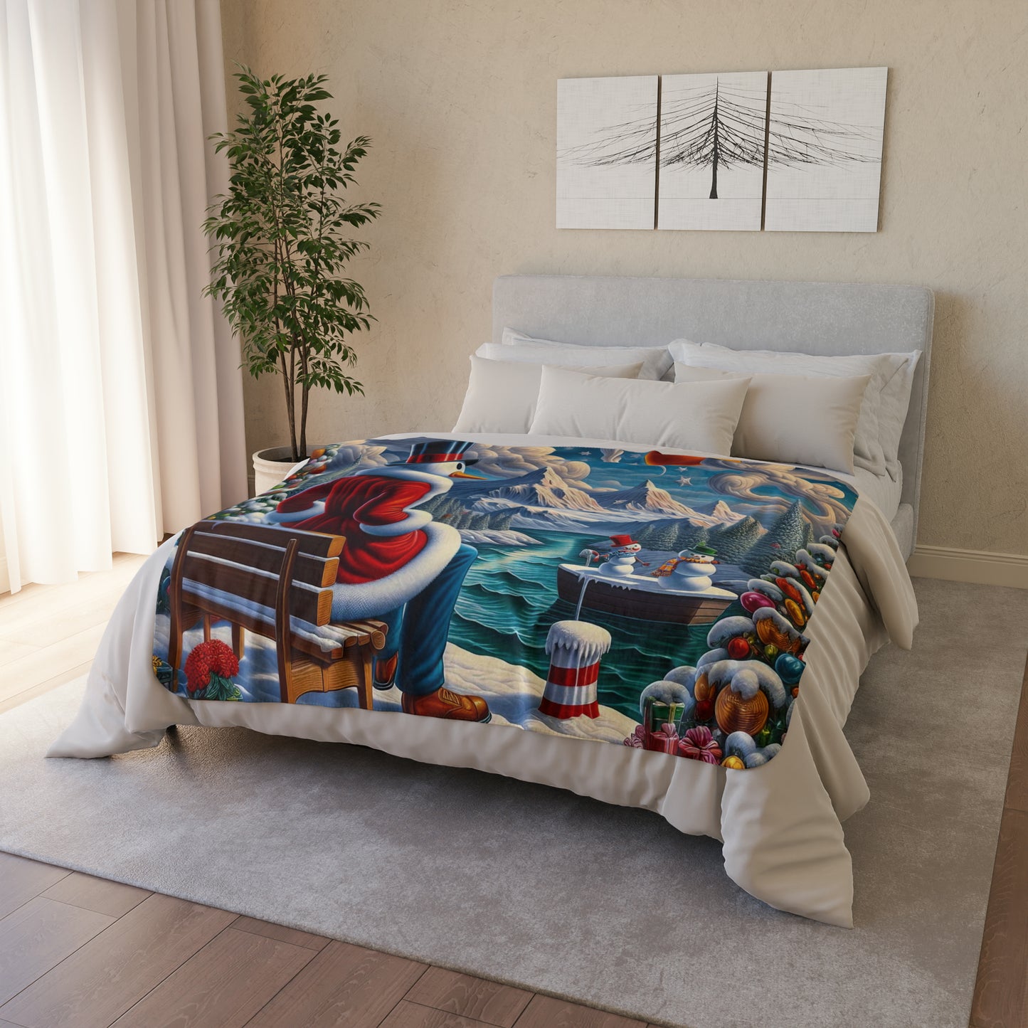 Fleece Sherpa Blanket - Winter 101