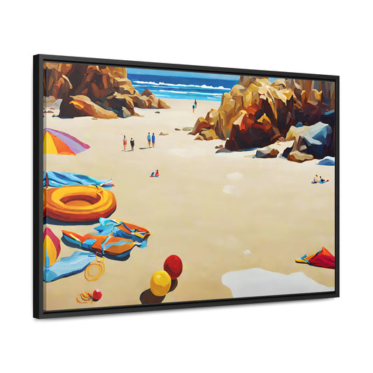 Framed Canvas Gallery Wrap - Beach 2007