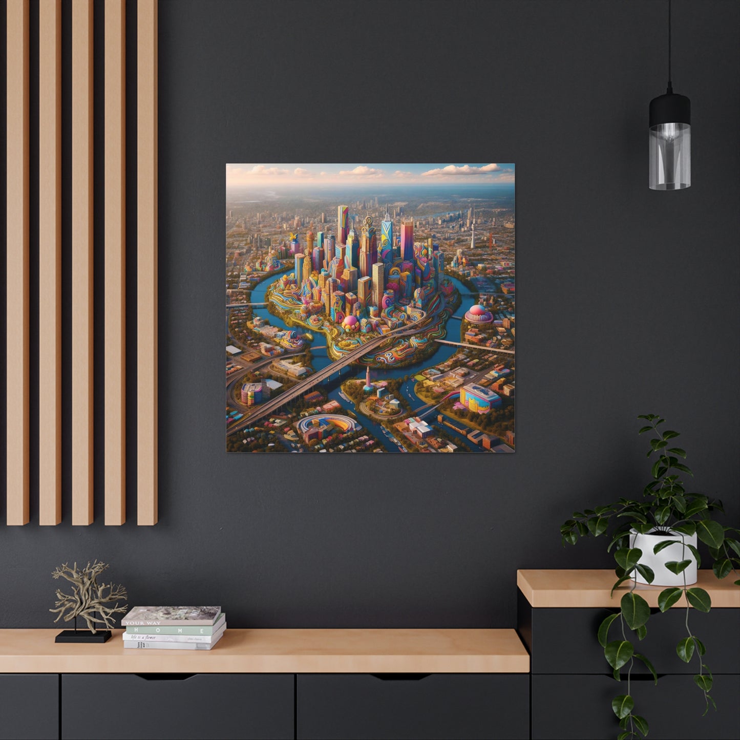 Canvas Gallery Wrap - City 12