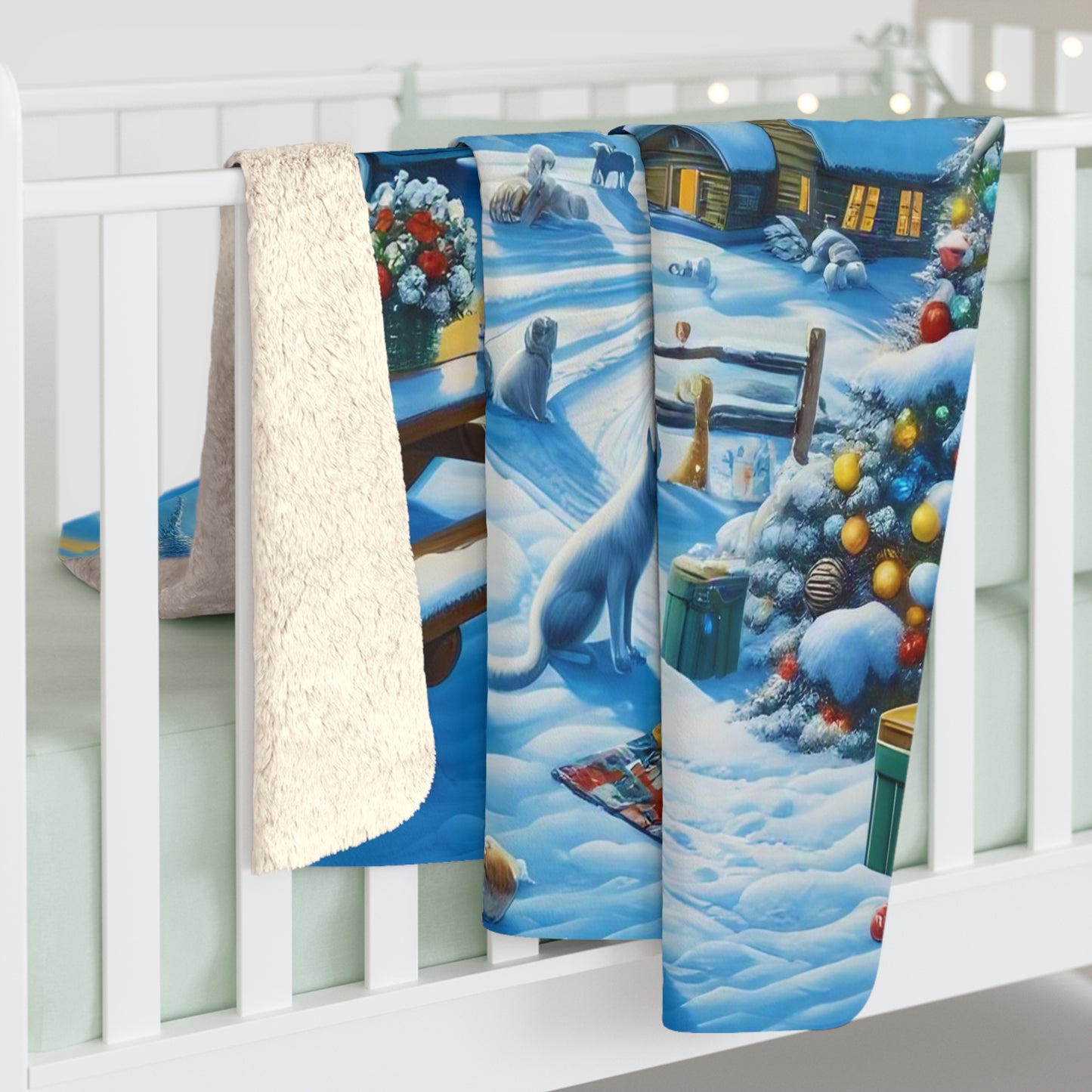 Sherpa Fleece Blanket - Winter 110