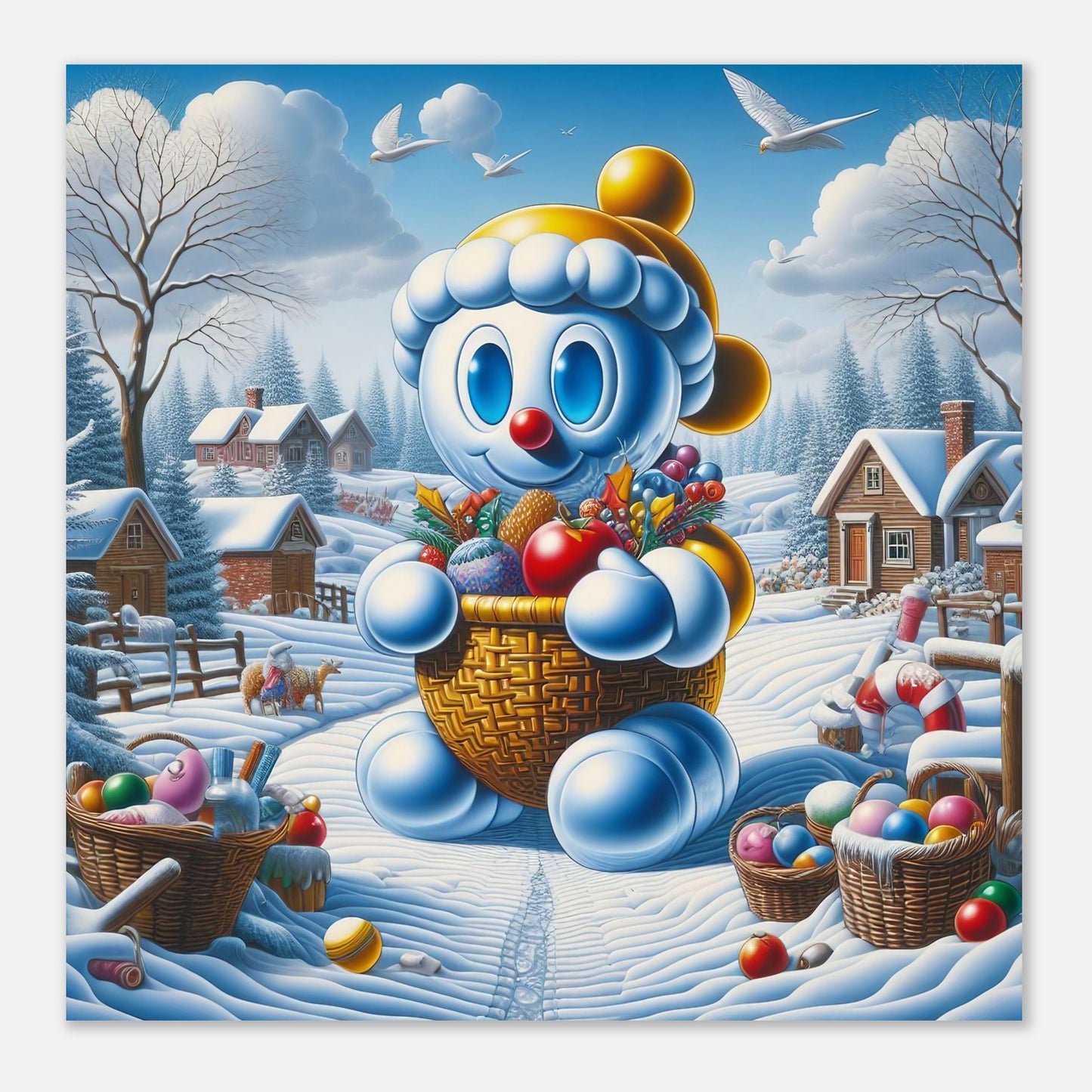 Wall Art - Winter 52 - Baby snowman