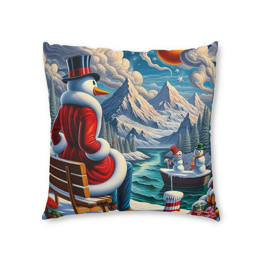 Tufted Floor Pillow, Square - Winter 101