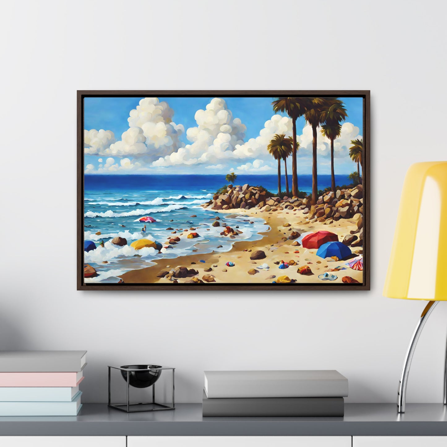 Framed Canvas Gallery Wrap - Beach 2021