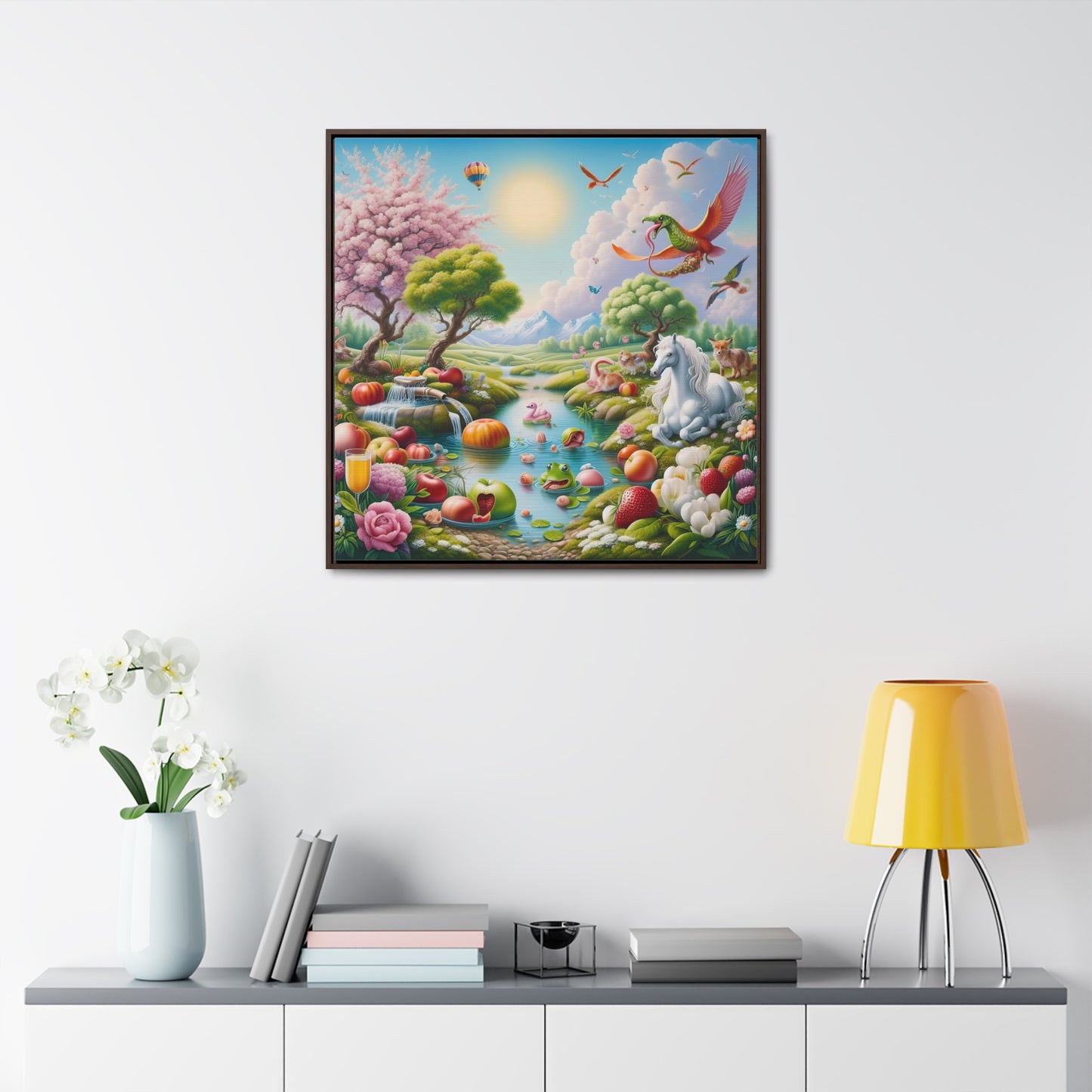 Framed Gallery Canvas Wrap - Spring 137