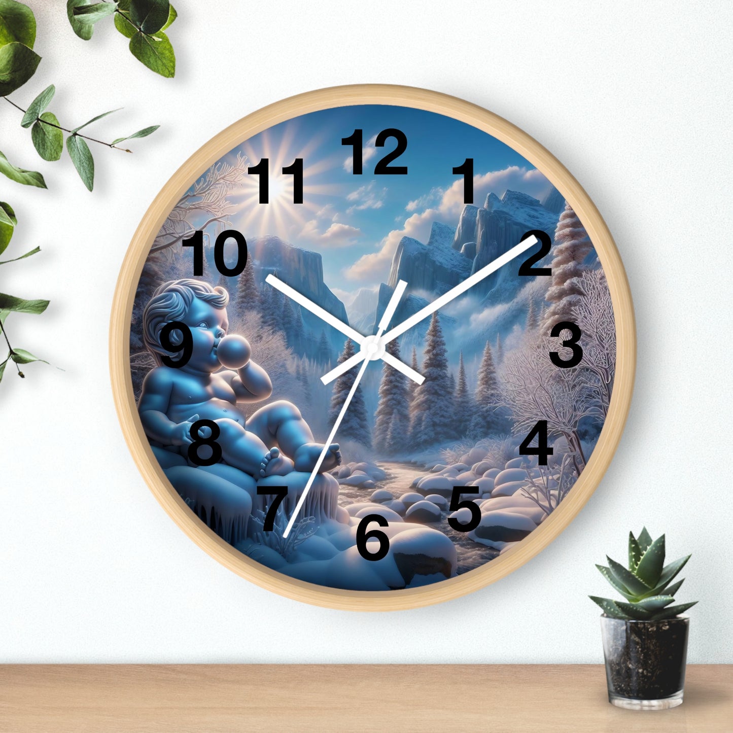 Wall Clock - Winter 119