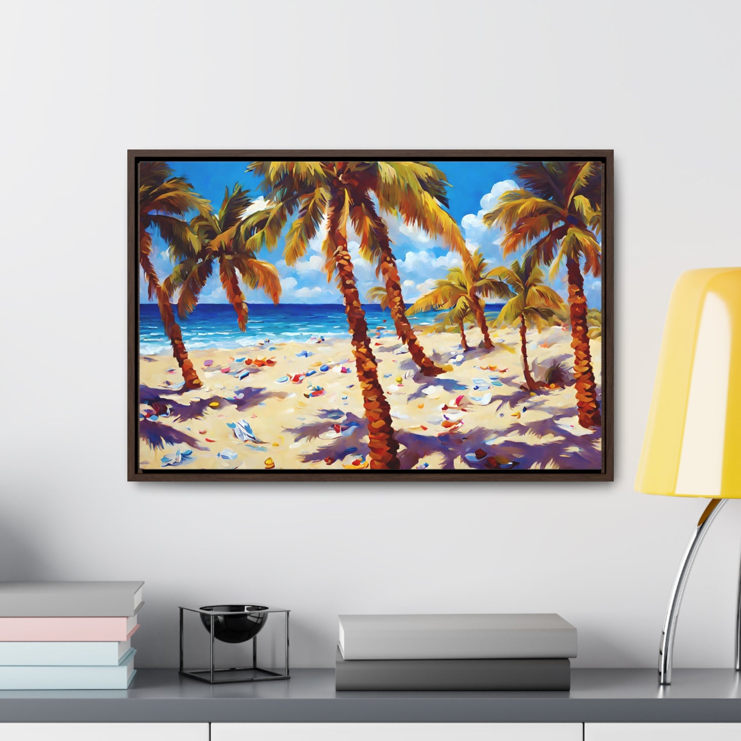 Framed Canvas Gallery Wrap - Beach 2018