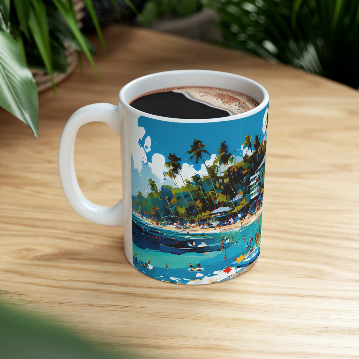 Ceramic Mug 11oz - Beach 4004