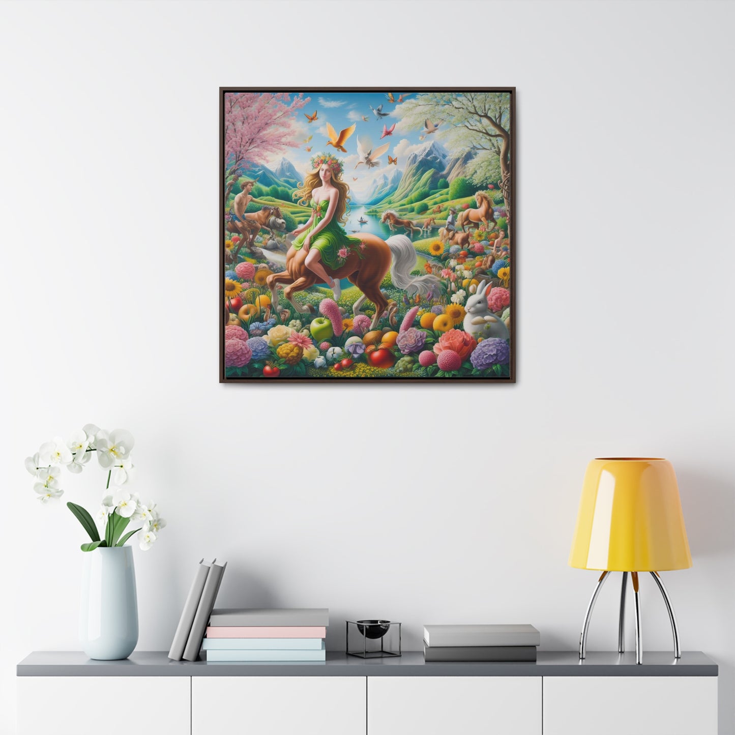 Framed Gallery Canvas Wrap - Spring 9