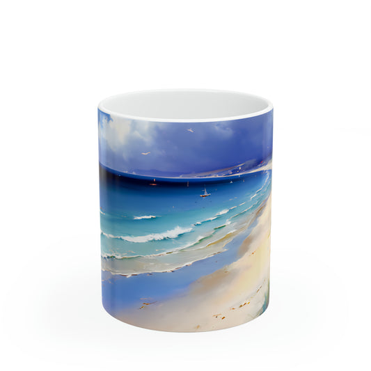 Ceramic Mug 11oz - Beach 3003