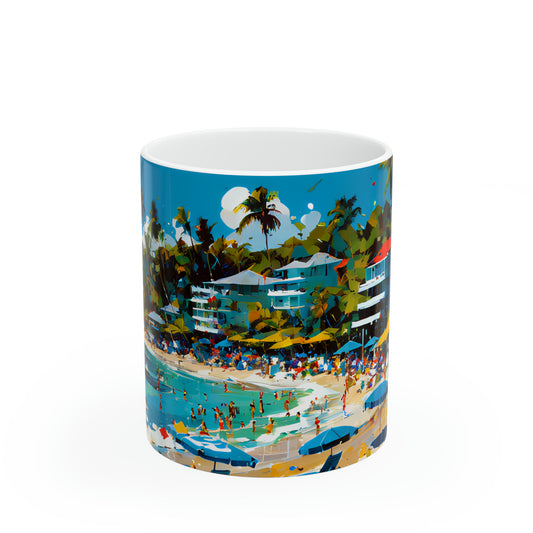 Ceramic Mug 11oz - Beach 4004