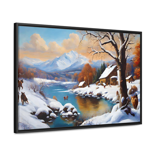 Framed Canvas Gallery Wrap - Winter 2002