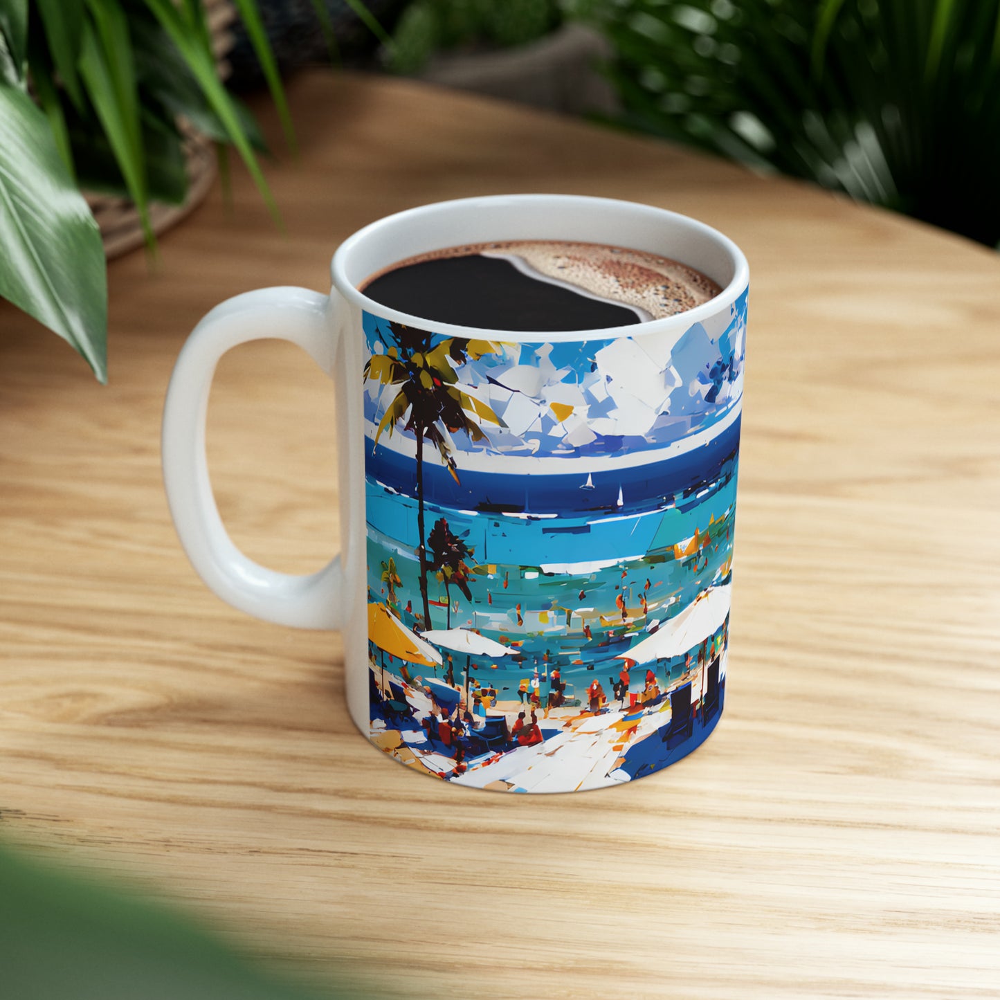Ceramic Mug 11oz - Beach 4002