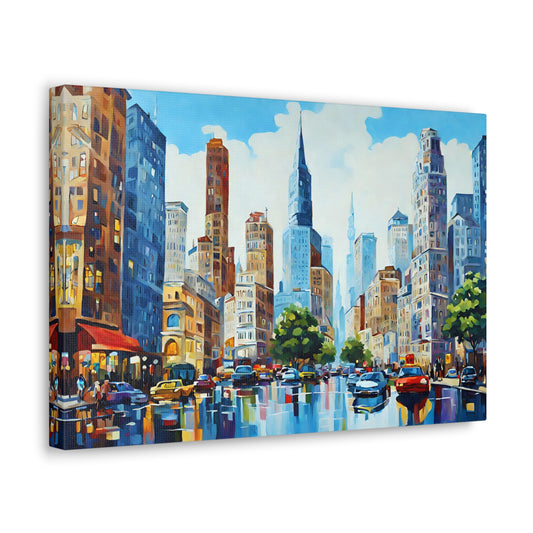 Canvas Gallery Wrap - City 2010