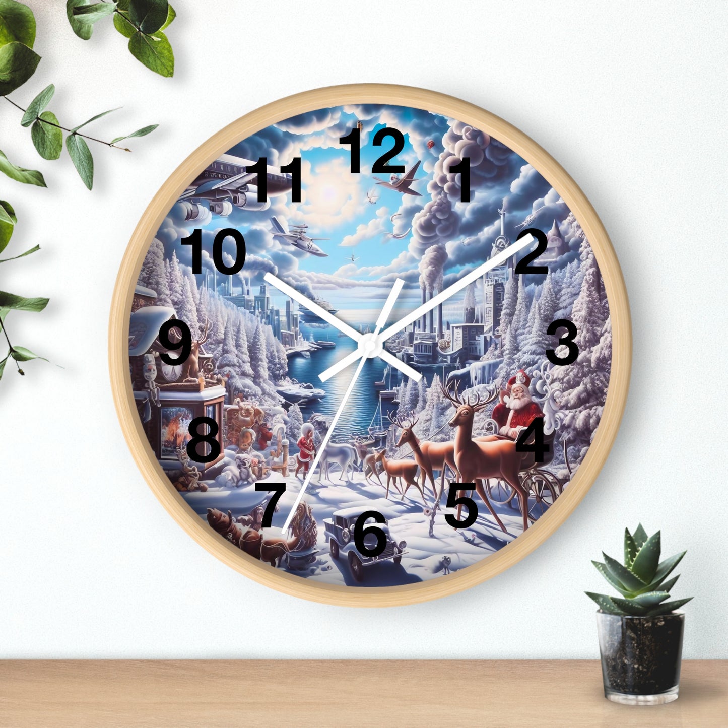 Wall Clock - Winter 114