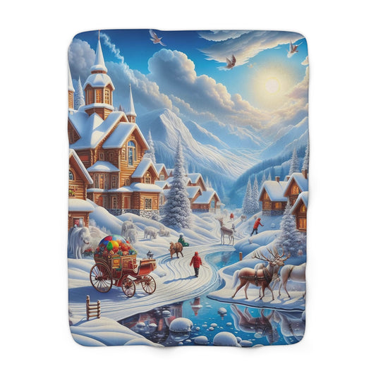 Sherpa Fleece Blanket - Winter 115