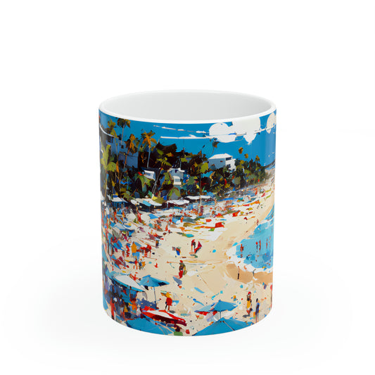 Ceramic Mug 11oz - Beach 4003