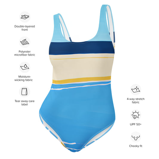 One-Piece Swimsuit - Beach 10001