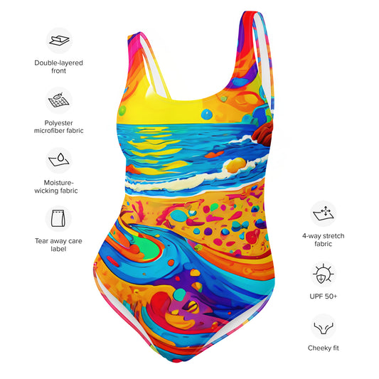 One-Piece Swimsuit - Beach 16001