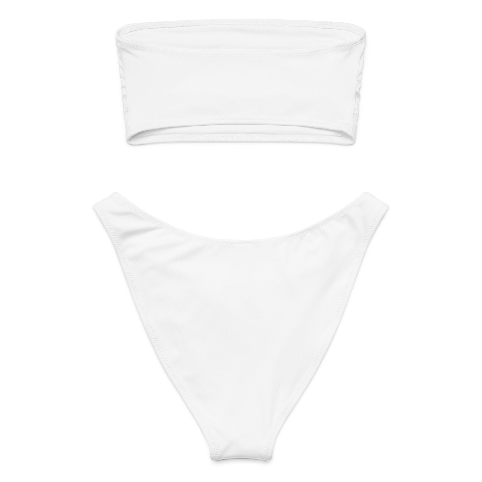 Bandeau Bikini Set Timeless Pure White Essbia — free download