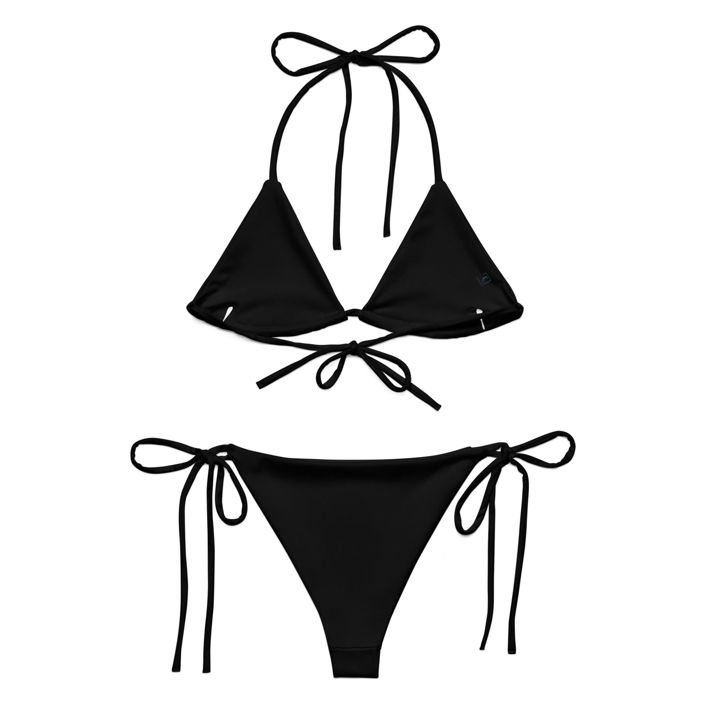 String Bikini Set - Timeless - Deep Black