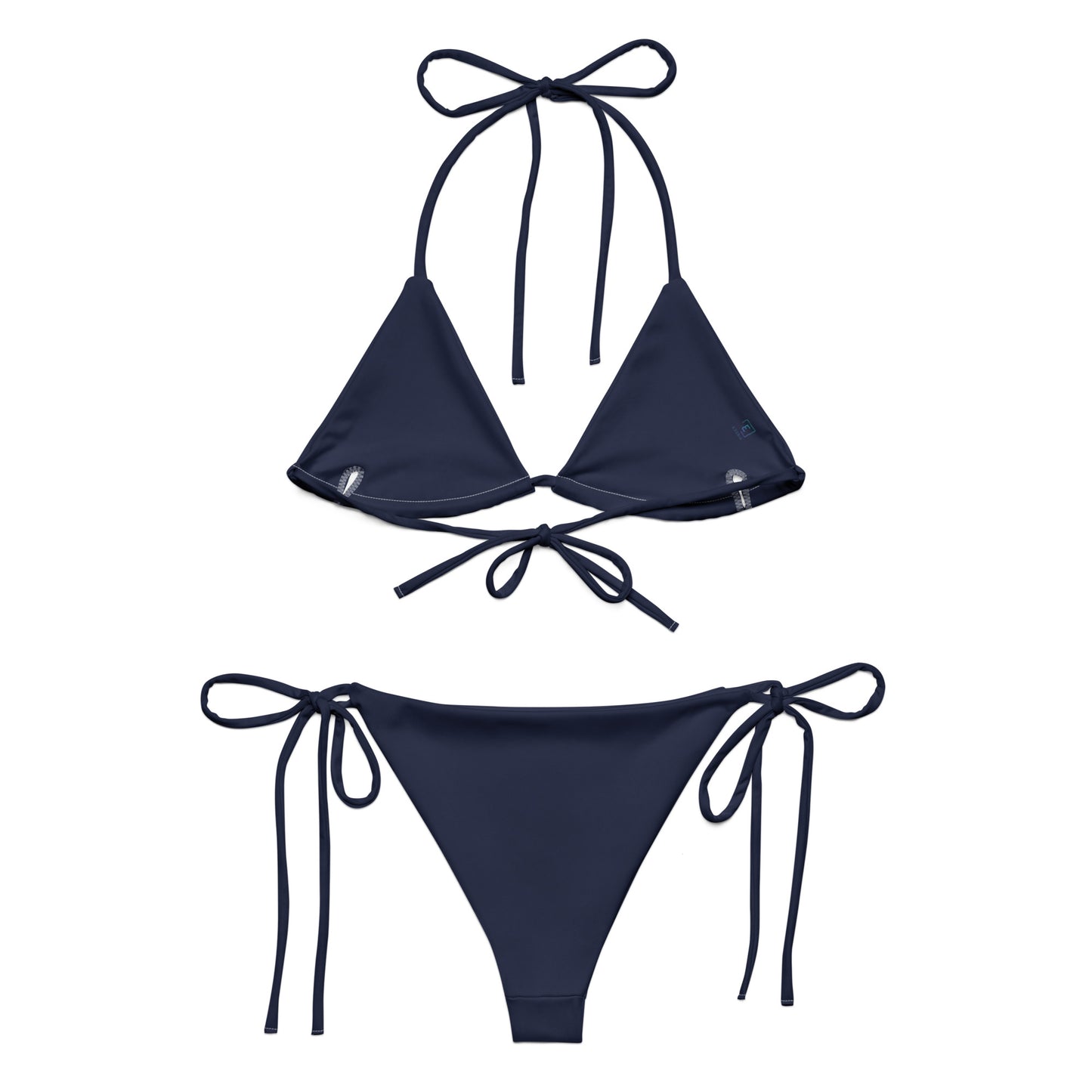 String Bikini Set - Timeless - Glamorous Navy Blue