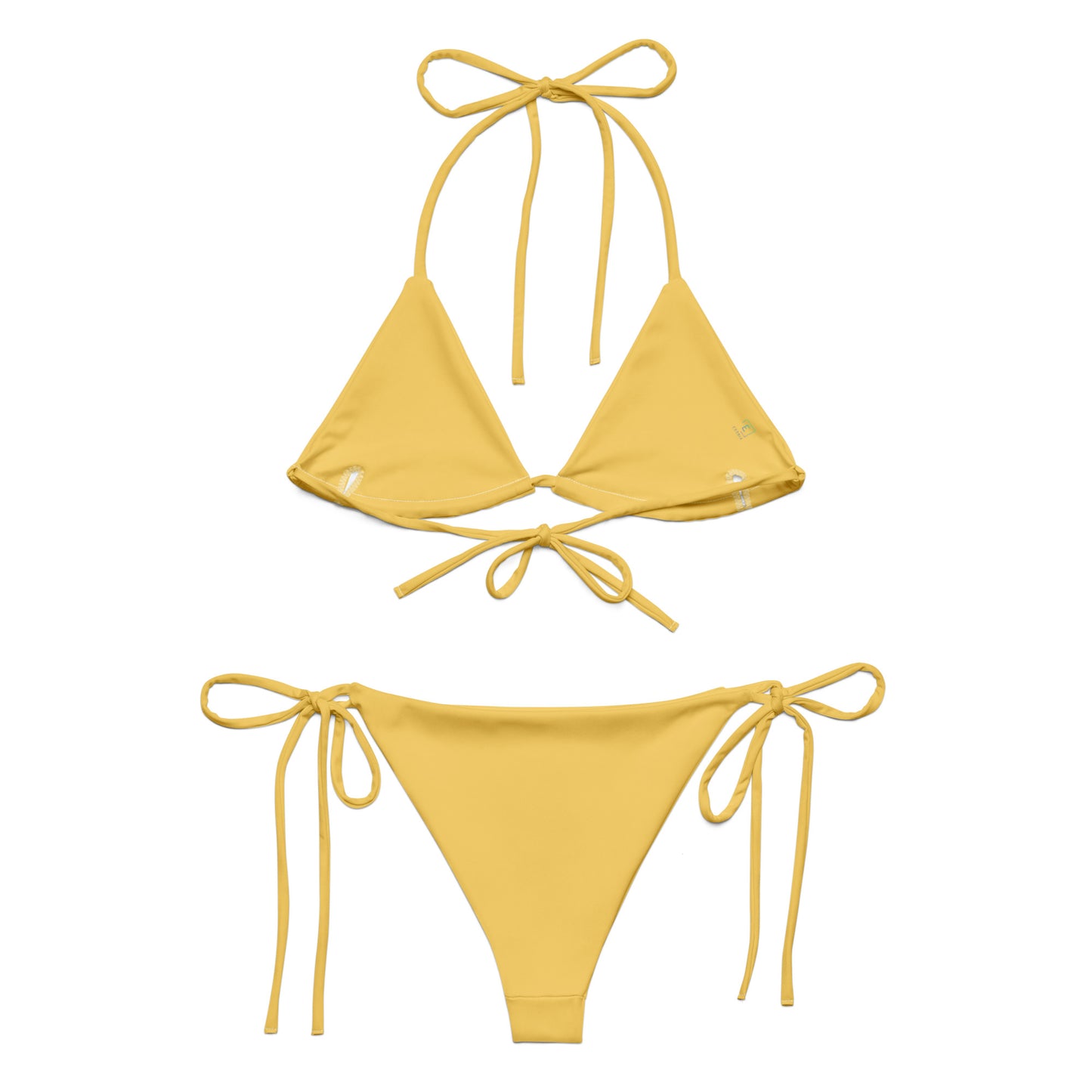 String Bikini Set - Timeless - Lively Lemon