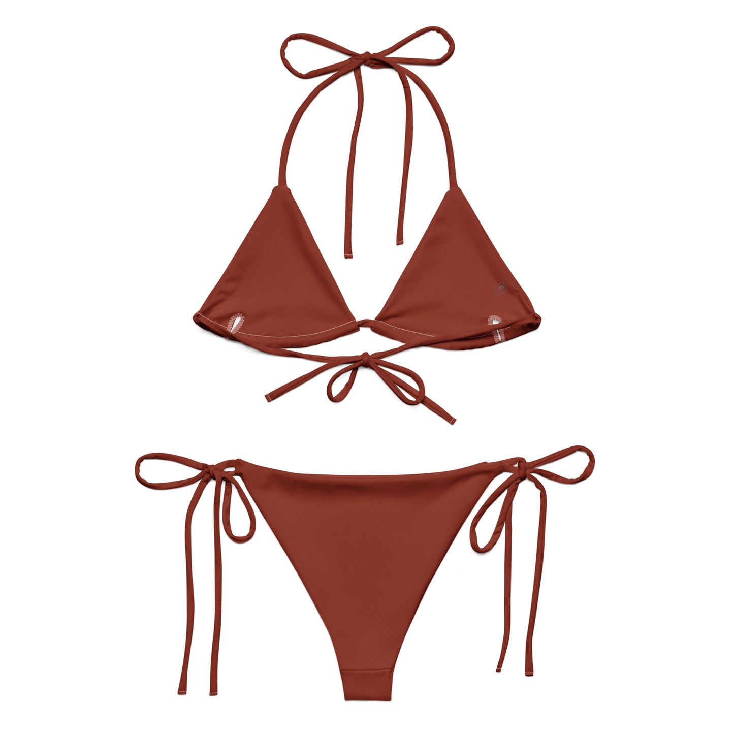 String Bikini Set - Timeless - Deep Red