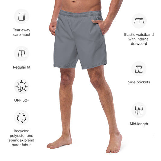 Men's Swim Trunks - Intemporal - Infinite Silver
