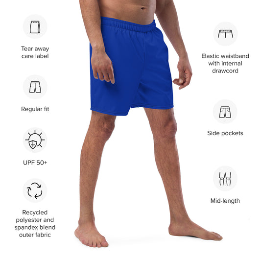 Men's Swim Trunks - Intemporal - Fierce Blue