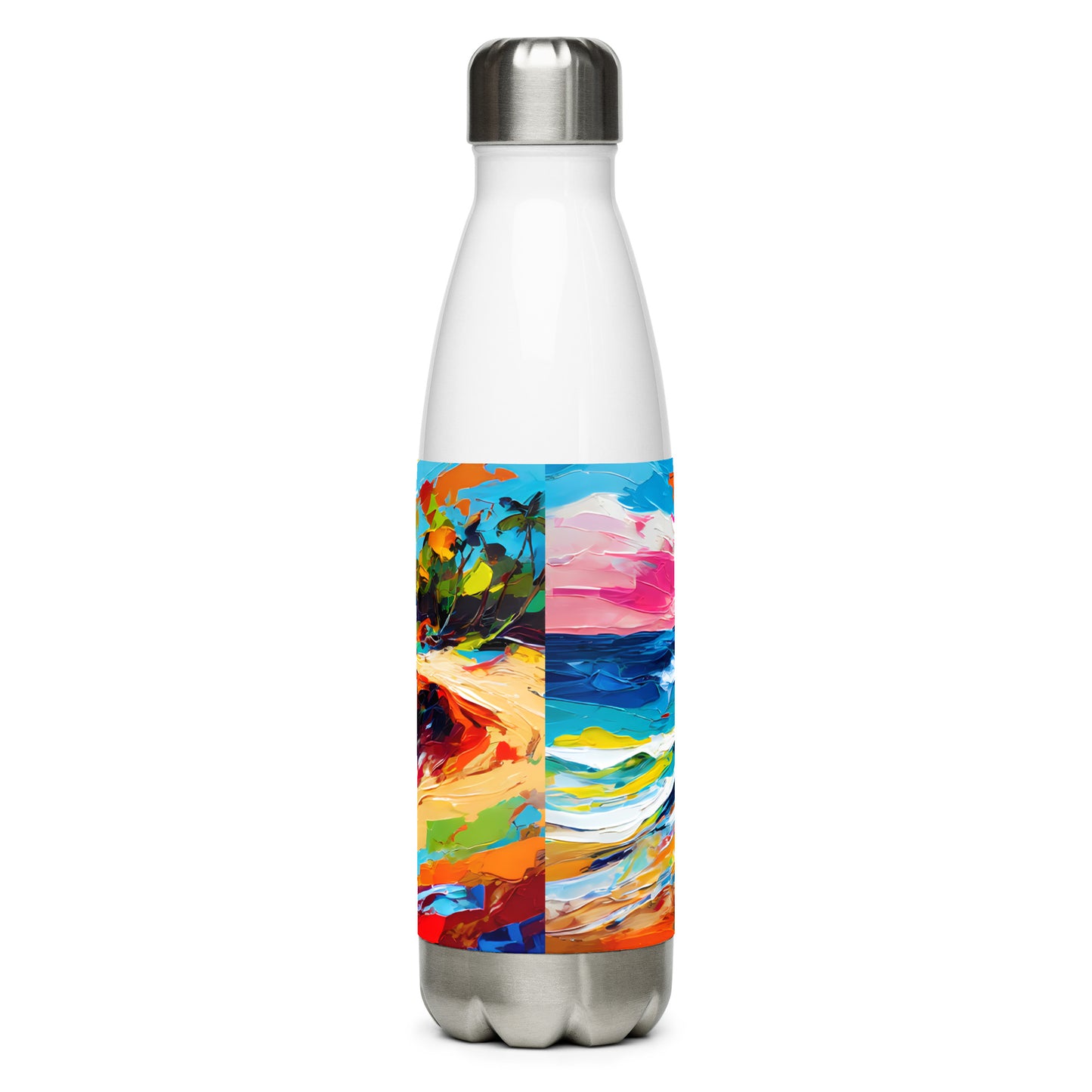Stainless steel water bottle - Beach 14001