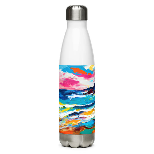 Stainless steel water bottle - Beach 14001
